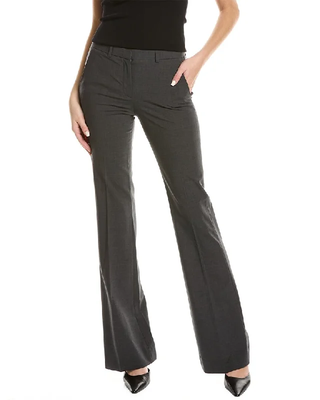 Women's Holiday Outfit New Season Fashion Preview Theory Demitria Wool-Blend Pant