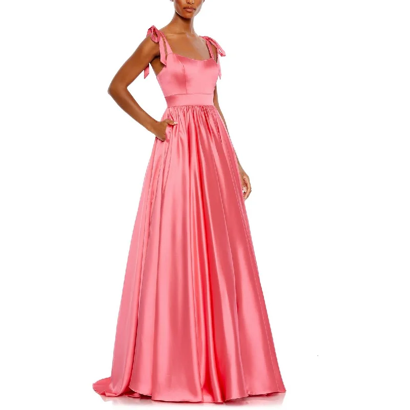 Women's Urban Clothing Comfort Centric Apparel Mac Duggal Womens Satin Ballgown Evening Dress