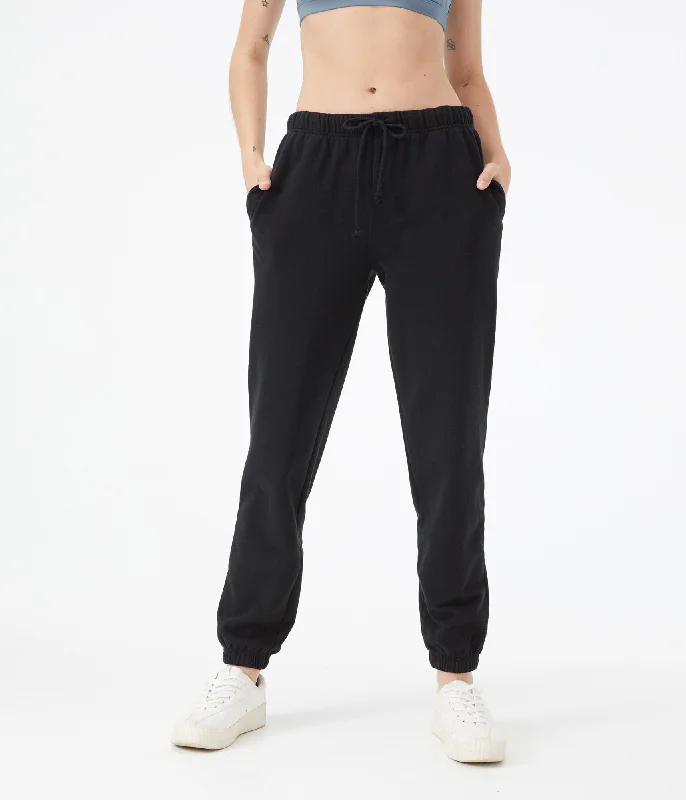 Formal Outfit For Women Daily Essentials Aeropostale Women's Slouchy High-Rise Cinched Sweatpants