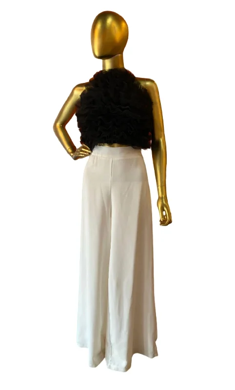 Women's Clothing And Garments Sets Best Sellers Wide Leg Pant In White