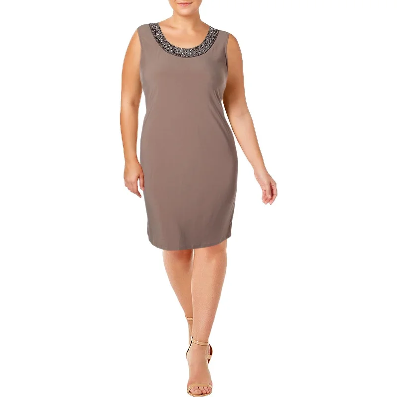 Women's Party Outfit Early Access To Art Deco Styles Sale R&M Richards Womens Embellished Sleeveless Cocktail Dress