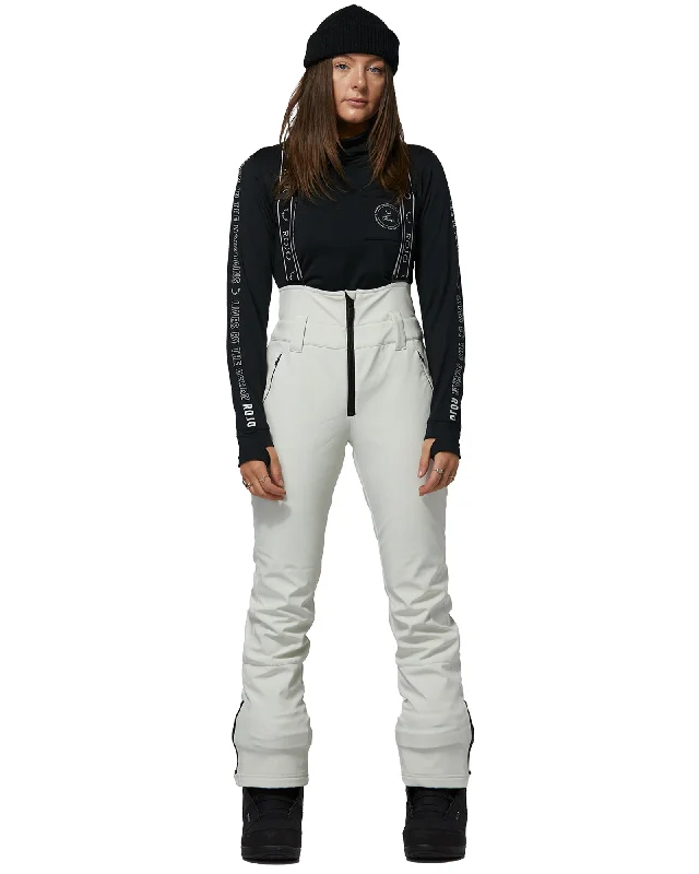 Women's Casual Wear Outfit Style Versatile Women's Collection SOFTSHELL HIGH RISE PANT-SNOW WHITE