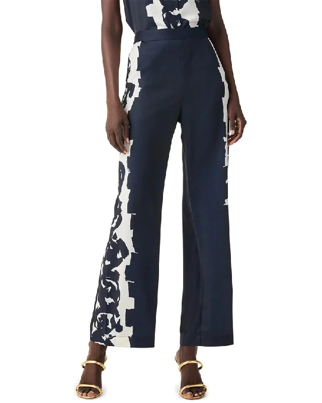 Women's Casual Apparel For Weekends Athleisure Wear Special Offer NIC+ZOE Rose Bloom Wide Leg Pant