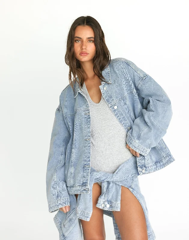 Women's Vintage Clothes Clearance Event Cole Denim Jacket (Light Vintage)