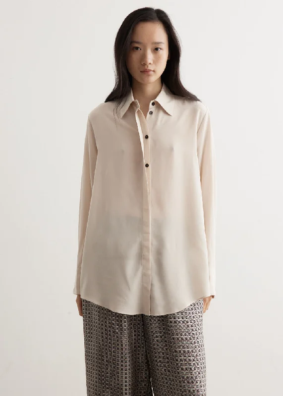 Women's Classic Attire Final Clearance Lilla Silk Shirt