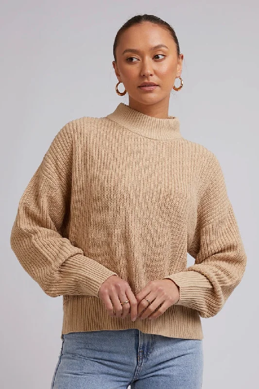 Women's Comfortable Clothes For Weekends Effortless Sophistication Arlo Oat Ribbed Knit