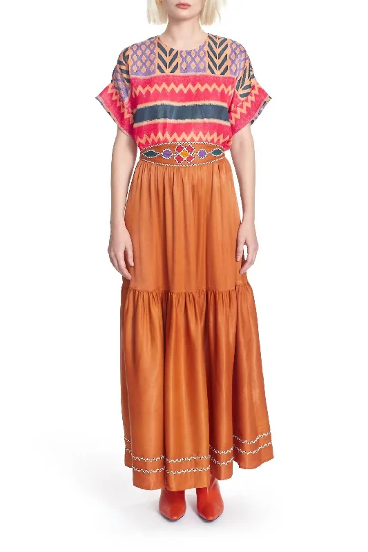 Women's Work Outfit Trend Alert Lucca Skirt In Marmalade